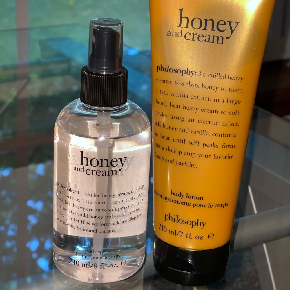 Philosophy Honey and Cream - Body Spritz and Body Lotion